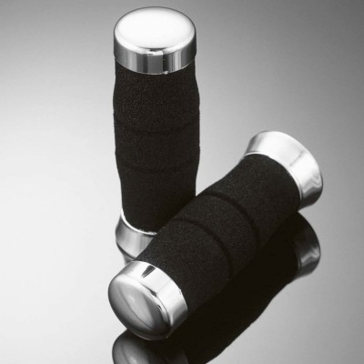 Highway Hawk H45-014 Gripy Foam 22mm pěnové černá/chrom 2ks